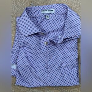 Peter Millar Polo Shirt - Purple Pattern